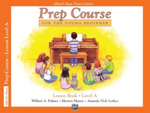 Front cover of Alfred's prep course for young children
